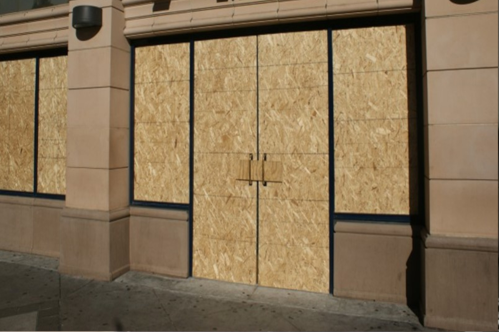 Boarding Up in Chigwell, Chigwell Row, IG7